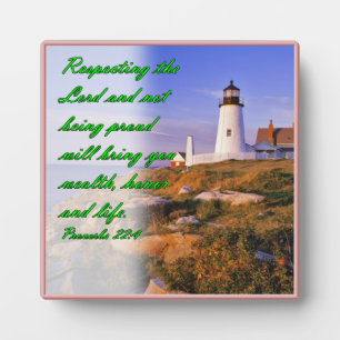 Proverbs 22:4 plaque