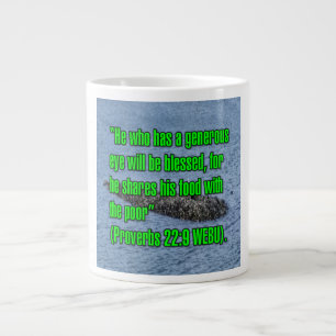 Proverbs 22:9 WEBU Mug
