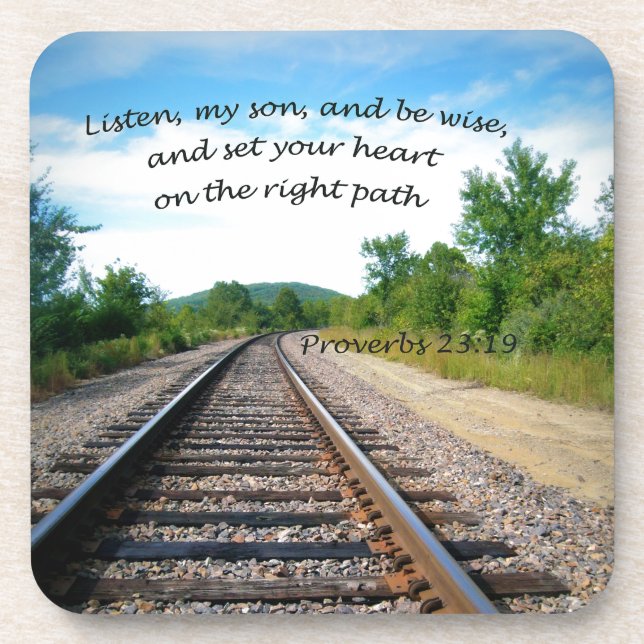 Proverbs 23:19 coaster (Front)