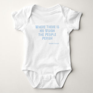 Proverbs 29:18 Bible Verse KJV Quote Unisex Baby Bodysuit