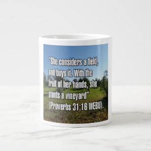 Proverbs 31:16 WEBU Mug
