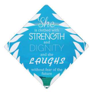 Proverbs 31-25 Grad Cap Topper