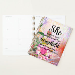 Proverbs 31:27 Mother's Day Scripture Planner