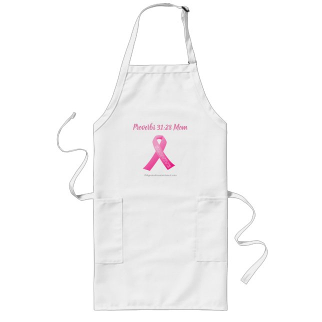Proverbs 31:28 MOM Mother's Day Long Apron (Front)