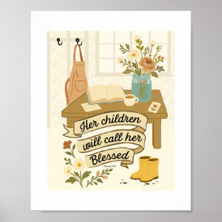 Proverbs 31 - Blessed Poster