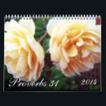 Proverbs 31 calendar<br><div class="desc">This lovely and beautiful Calendar takes you through Proverbs 31 with gorgeous floral photography and lovely text. Makes a wonderful gift</div>
