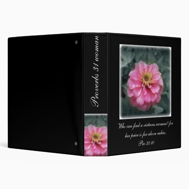 Proverbs 31 collection ~ Pro 31:10 Binder (Background)