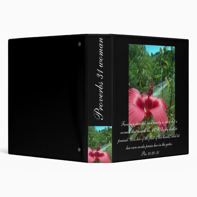 Proverbs 31 Collection ~ Pro 31:30-31 Binder (Background)