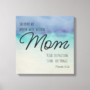 Proverbs 31 Mom Canvas Print