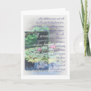 Proverbs 31 Mother's Day card