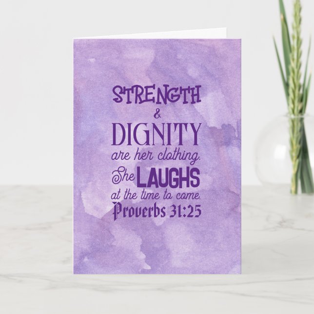 Proverbs 31 Mother's Day Folded Greeting Card (Front)