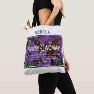Proverbs 31 tote bag