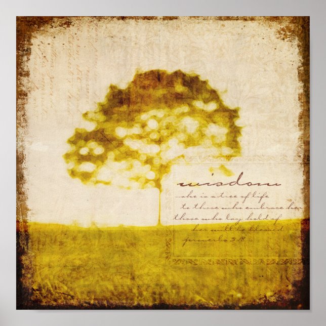 Proverbs 3:18 poster (Front)
