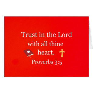 Proverbs 3:5