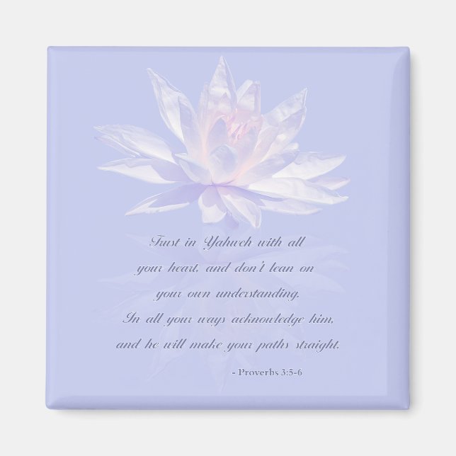 Proverbs 3:5-6 | Bible Verse Magnet (Front)