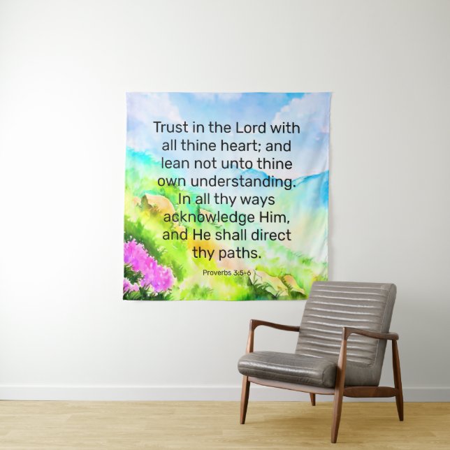Proverbs 3:5-6    tapestry (In Situ)
