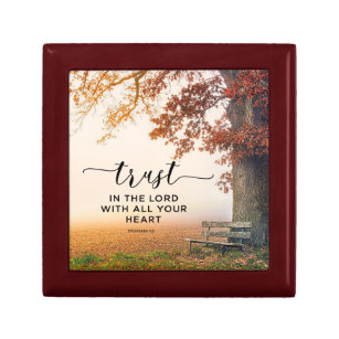 Proverbs 3:5 Trust in the Lord with all your Heart Gift Box