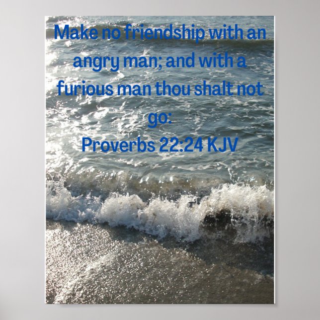 Proverbs useful advice  poster (Front)