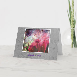 Proverbs with Braille Card