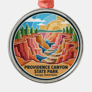 Providence Canyon State Park Georgia Metal Ornament