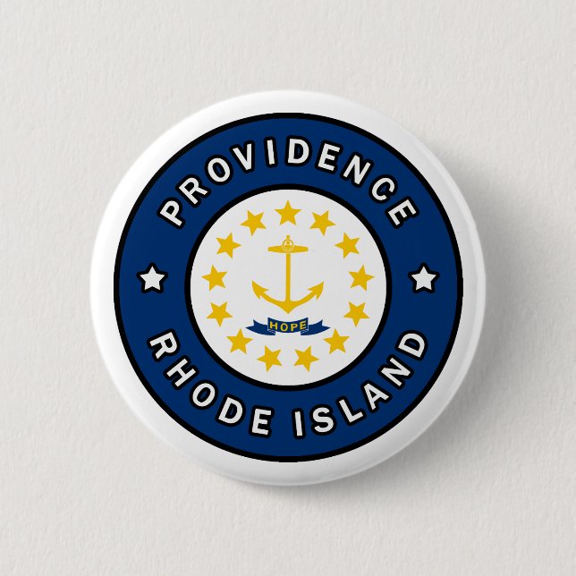Providence Rhode Island 2 Inch Round Button (Front)