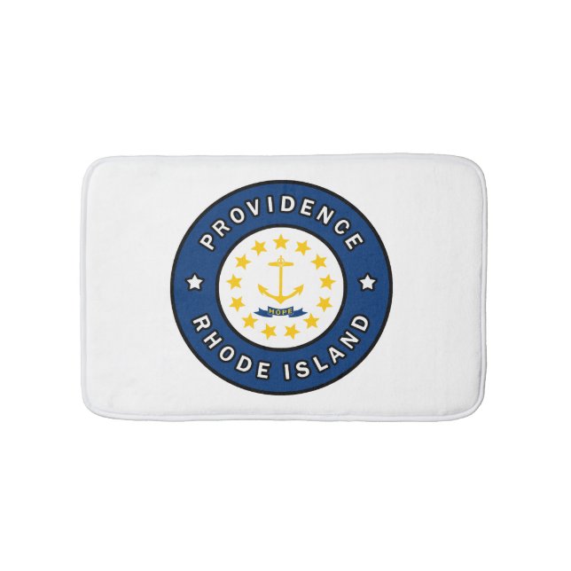 Providence Rhode Island Bath Mat (Front)