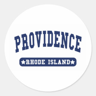 Providence Rhode Island College Style tee shirts Classic Round Sticker
