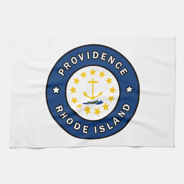 Providence Rhode Island Kitchen Towel (Horizontal)