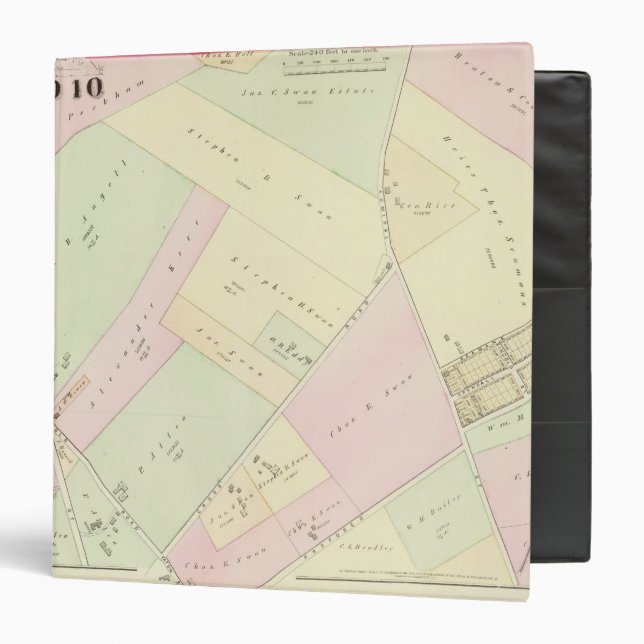 Providence Rhode Island Map Binder (Front/Inside)