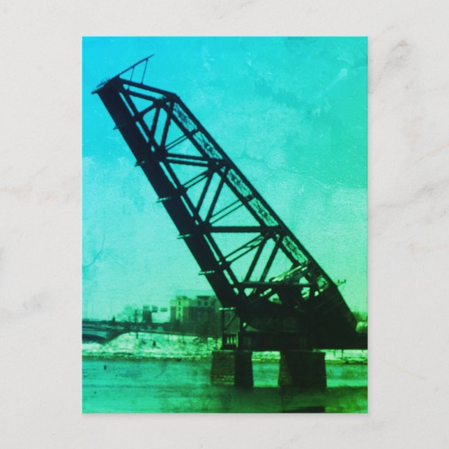 Providence, RI 'Stuck-Up Bridge' Postcard (Front)