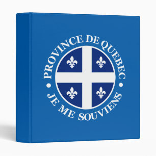 Province de Quebec Binder