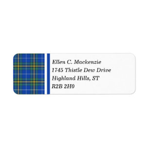 Province de tartan de la Nouvelle-Écosse Canada