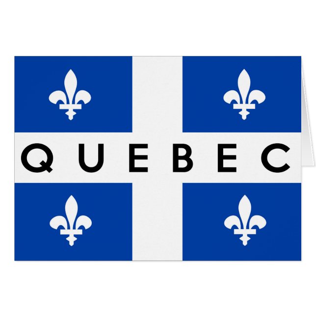 province du québec drapeau du canada nom du pays (Devant horizontal)