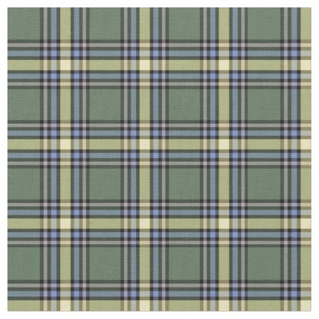 Province of Alberta Canada Tartan Fabric (Close Up)