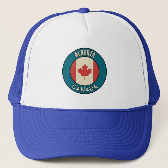 Province of Alberta Canada Trucker Hat (Front)