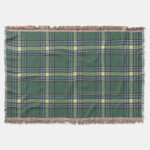 Province of Alberta Original Scottish Tartan Throw Blanket