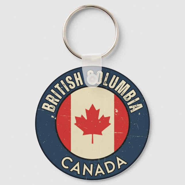 Province of British Columbia Canada Keychain (Front)