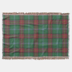 Province of Manitoba Original Tartan Throw Blanket