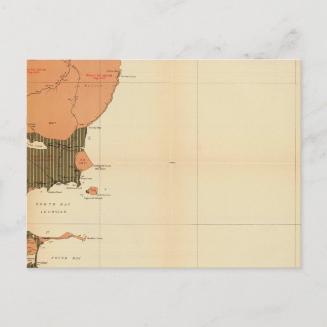 Province of Nova Scotia Island of Cape Breton 4 Postcard (Front)