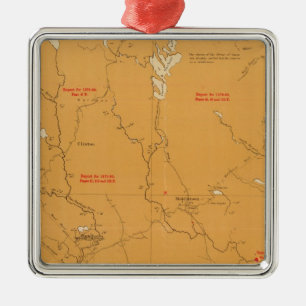 Province of Nova Scotia Island of Cape Breton 7 Metal Ornament