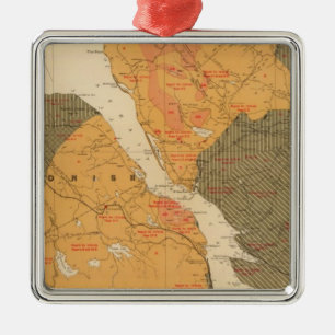 Province of Nova Scotia Island of Cape Breton Metal Ornament