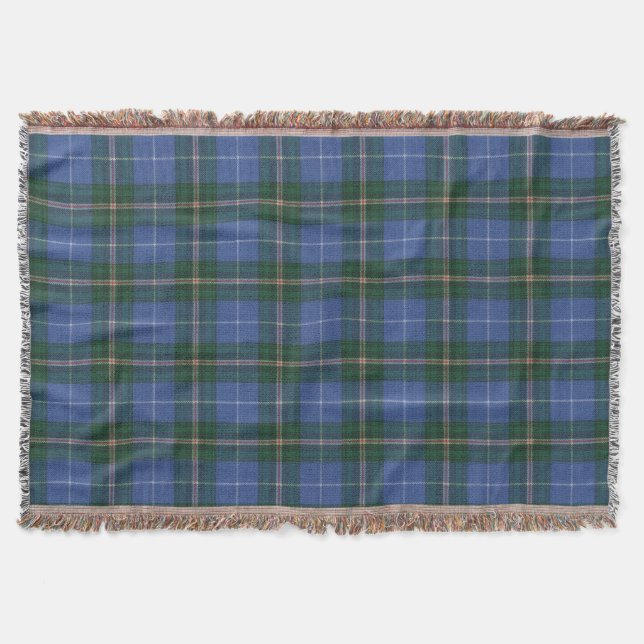 Province of Nova Scotia Original Tartan Throw Blanket (Front)