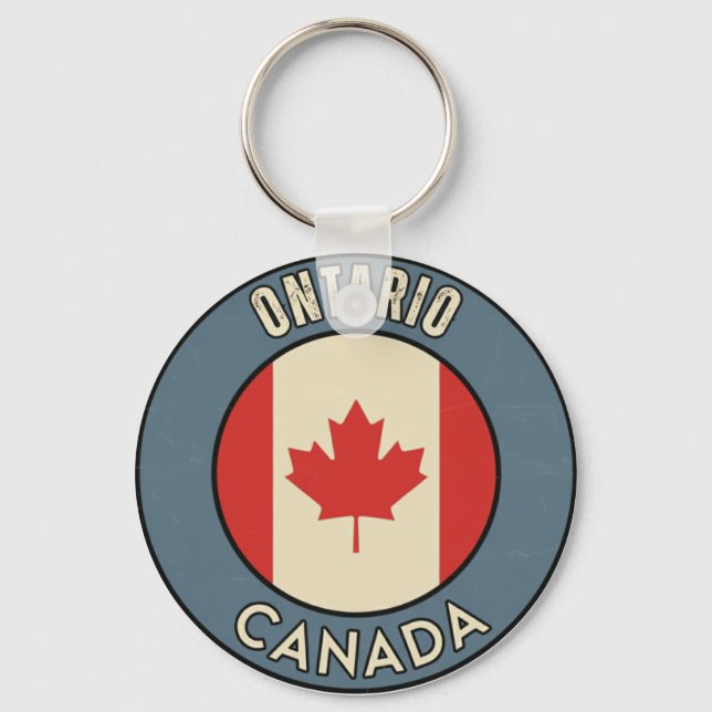 Province of Ontario Canada Keychain (Front)