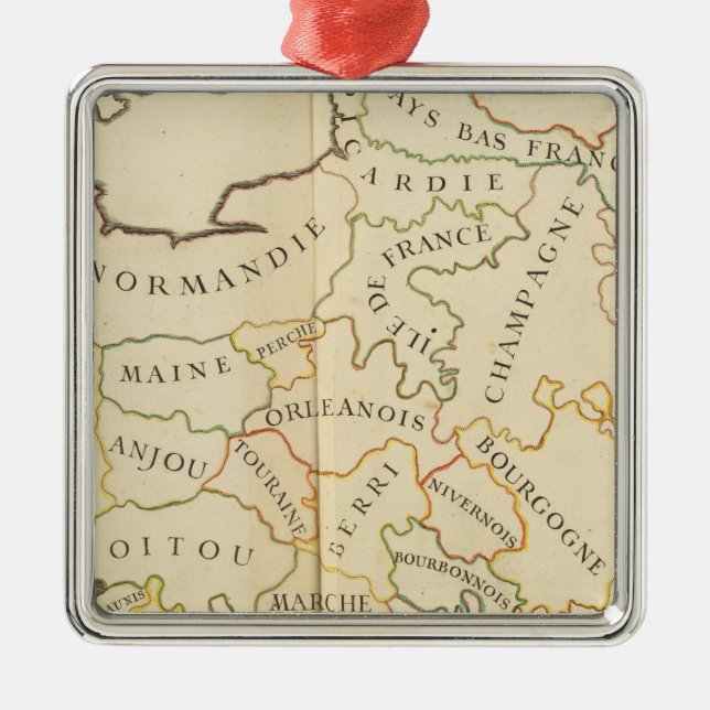 Provinces, France Metal Ornament (Front)