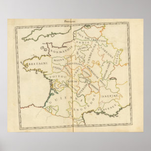 Provinces, France Poster
