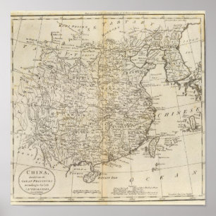 Provinces of China Poster