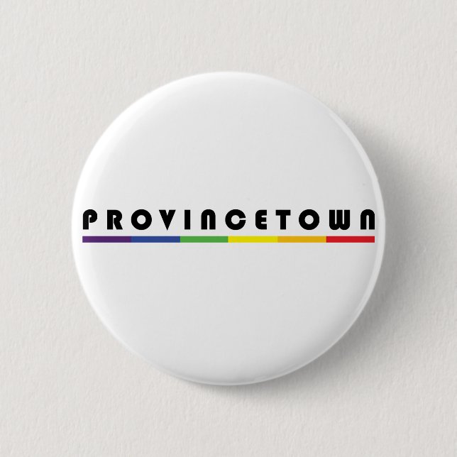 Provincetown 2 Inch Round Button (Front)
