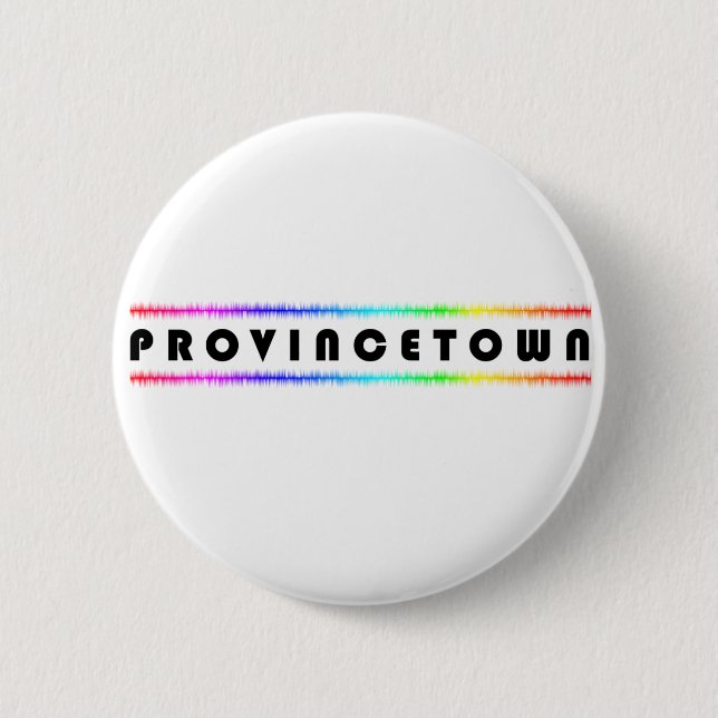 Provincetown 2 Inch Round Button (Front)
