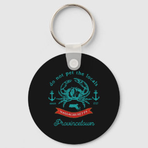 Provincetown Cape Cod M Crab Fishing Vacation Souv Keychain