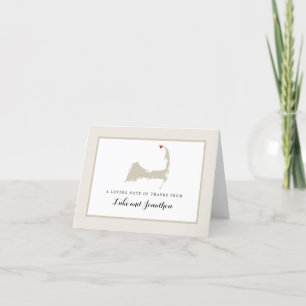 Provincetown Cape Cod Wedding Photo Thank You